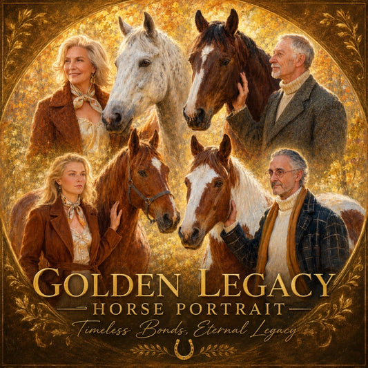 Golden Legacy Pferdeporträt